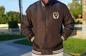 Windbreaker "BLK RYLTY" Letterman Jacket