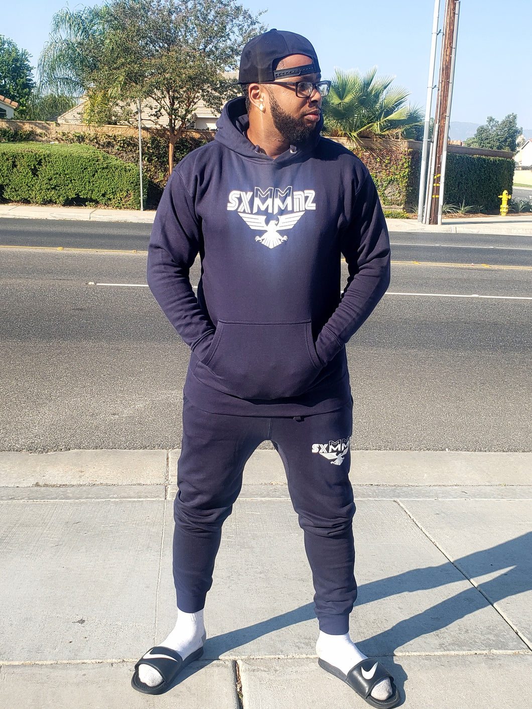 Sxmmnz Sweatsuits (navy blue)